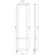 Полотенцесушитель электрический Allen Brau Infinity 180x44 с зеркалом, рейлингом 2.0 и креплением, медь браш