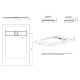 Душевой поддон Allen Brau Infinity 120x80 8.21002-AM антрацит