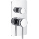 Смеситель для ванны Allen Brau Priority 5.31A11-00 (с внутренней частью, 3 выхода) хром