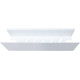 Полка Aquanet Магнум Н 40x12 белая матовая