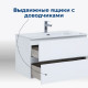 Тумба под раковину Aquanet Алвита New 70 2 ящика, белый матовый