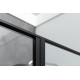 Душевой уголок Allen Brau Priority 140x80 3.31012.BBA + 3.31015.BBA черный браш