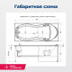 Акриловая ванна Aquanet Tessa NEW 170x70 (с каркасом)