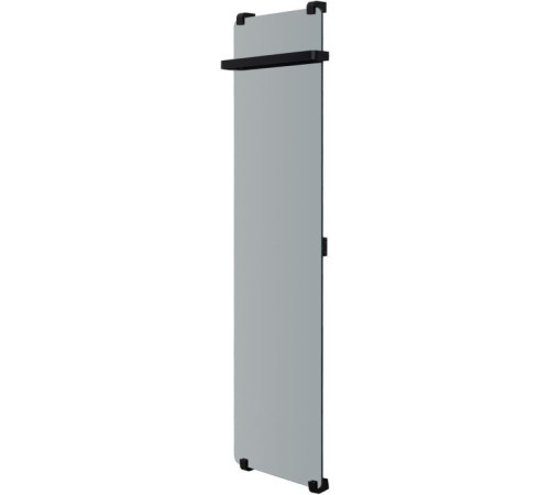 Полотенцесушитель электрический Allen Brau Infinity 160x44 с рейлингом и креплением, черный браш