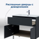 Тумба под раковину Aquanet Алвита new 70 1 ящик, 2 дверцы, антрацит
