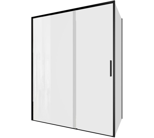 Душевой уголок Aquanet Pleasure Evo 150x80 AE65-150x80-BT профиль черный, прозрачное стекло