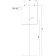 Зеркало Aquanet Гласс 60 белый LED