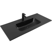 Раковина Aquanet Flat 100 черная матовая
