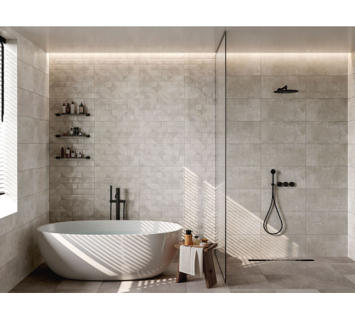 GT212VG Плитка настенная Quarto серая декор матовая 30x60